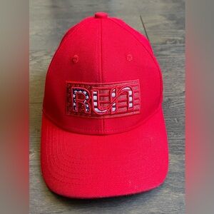RUN X People Create Run Snapback Adjustable Ball Cap - Red - Preowned